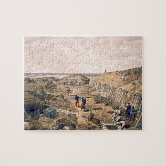 Ditch of the Bastion du Mat, plate from 'The Seat Jigsaw Puzzle (Horizontal)