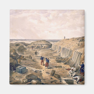 Ditch of the Bastion du Mat, plate from 'The Seat Magnet