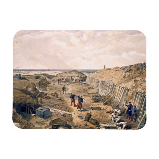 Ditch of the Bastion du Mat, plate from 'The Seat Magnet (Horizontal)