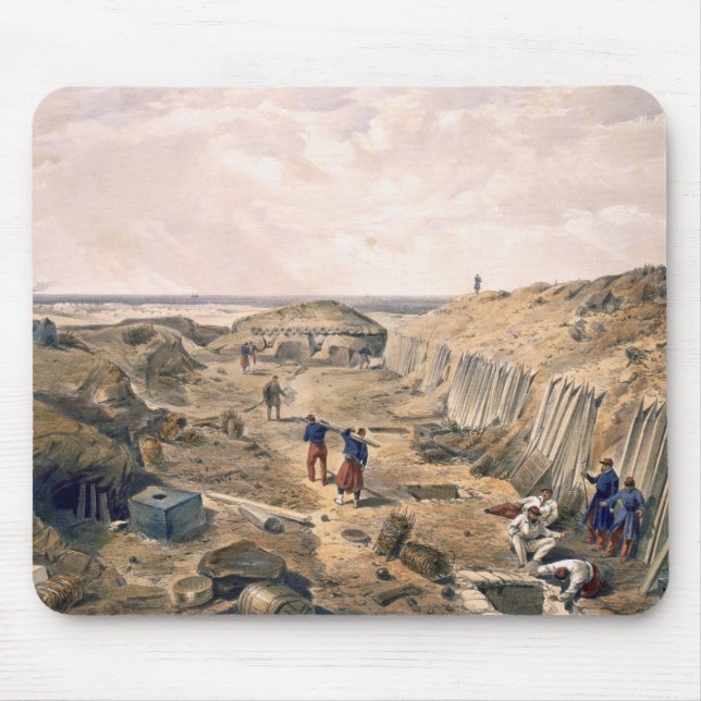 Ditch of the Bastion du Mat, plate from 'The Seat Mouse Mat (Front)