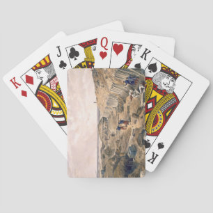 Ditch of the Bastion du Mat, plate from 'The Seat Playing Cards