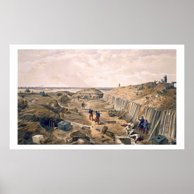 Ditch of the Bastion du Mat, plate from 'The Seat Poster (Front)
