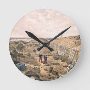 Ditch of the Bastion du Mat, plate from 'The Seat Round Clock