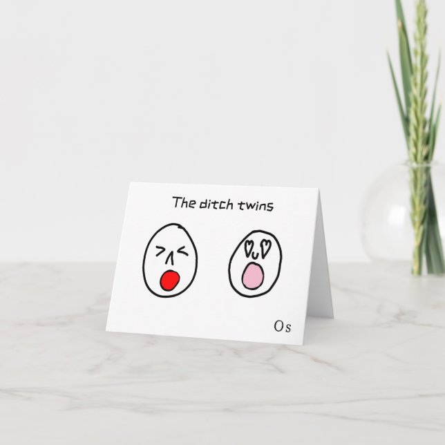 Ditch twins card (Front)
