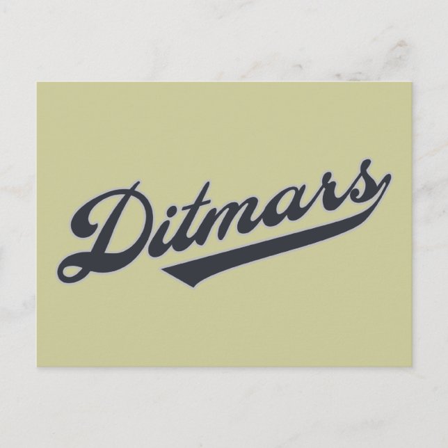 Ditmars Postcard (Front)