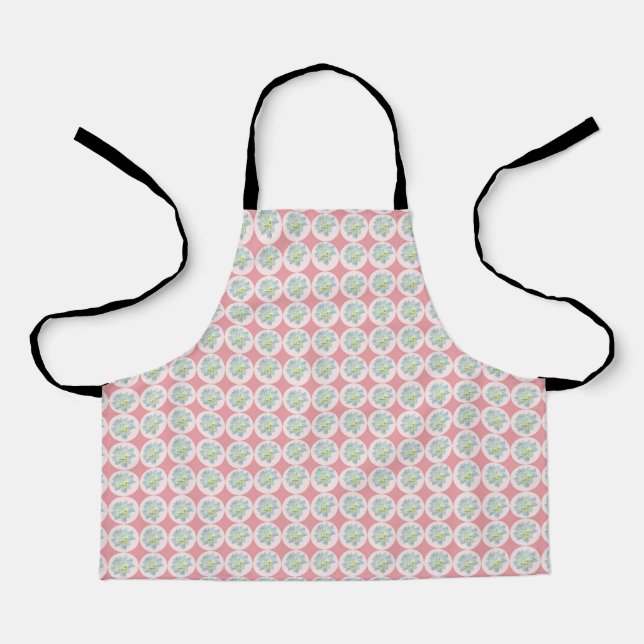 Ditsy Dahlias  Apron (Front)