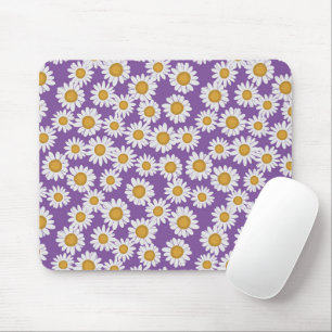 Ditsy daisy flowers mouse mat
