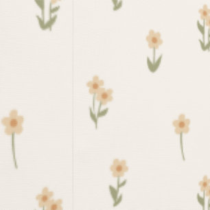 Ditsy Floral Cottagecore Boho Wildflower Beige Wallpaper
