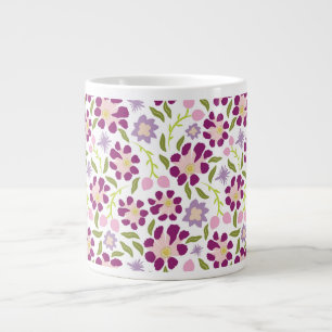 Ditsy floral large coffee mug