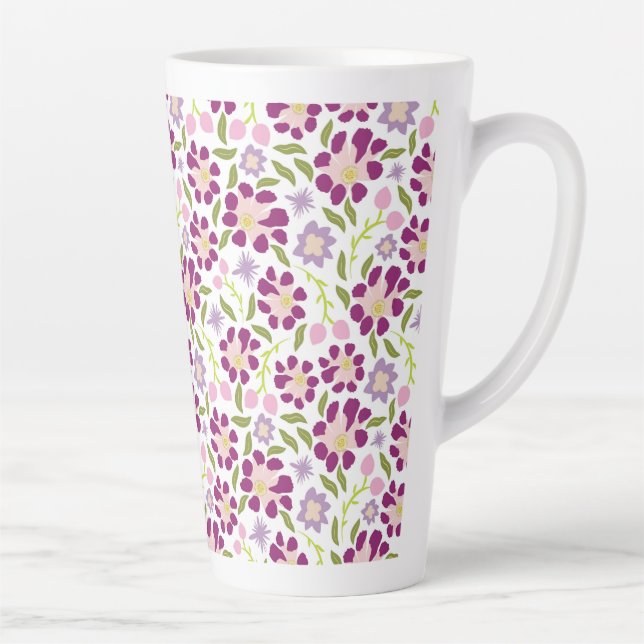 Ditsy floral  latte mug (Right)