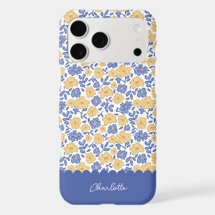Ditsy Floral Preppy Coquette Girly Yellow Blue