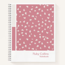 Ditsy Floral Vertical Palette Notebook