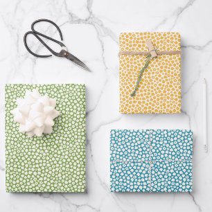 Ditsy Flower Meadow Wrapping Paper Sheet