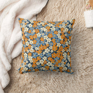Ditsy Flowers Pattern Cushion