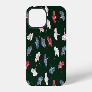 Ditsy Ginkgo: Dark Autumn Seamless. iPhone 12 Case