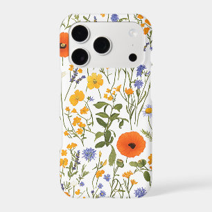 Ditsy Meadow Floral Pattern iPhone Case