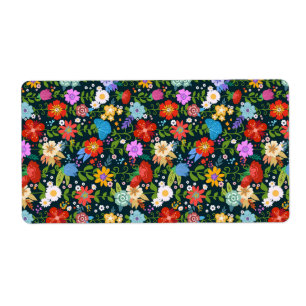 Ditsy seamless Flowers Pattern-13554