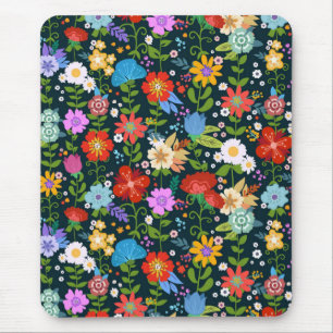Ditsy seamless Flowers Pattern-13554 Mouse Mat