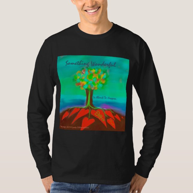 Ditto Duo Long Sleeve TShirt Positive music (Front)