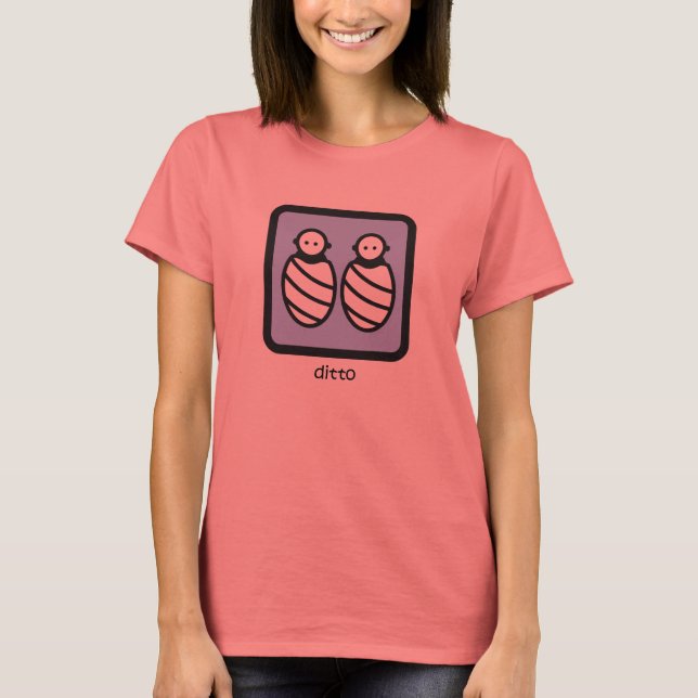 Ditto - for Twin Boys T-Shirt (Front)