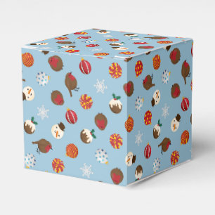 Ditzy Christmas Polkadots Favour Box
