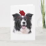 Ditzy Dogs~Original Greeting Card~Border Collie Holiday Card<br><div class="desc">Ditzy Dogs~Original Greeting Card~Border Collie~Hanukkah</div>