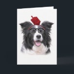 Ditzy Dogs~Original Greeting Card~Border Collie Holiday Card<br><div class="desc">Ditzy Dogs~Original Greeting Card~Border Collie~Hanukkah</div>