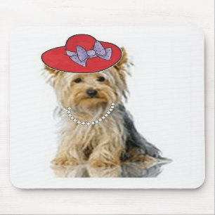 Ditzy Dogs~Original Mousepad~Yorkie Mouse Mat