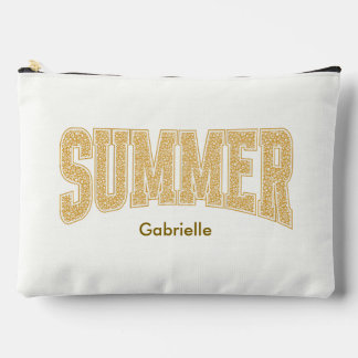 Ditzy Floral Sunset Summer Girls Trip Travel Accessory Pouch