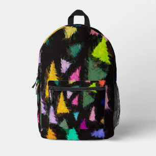 Ditzy Triangles Printed Backpack