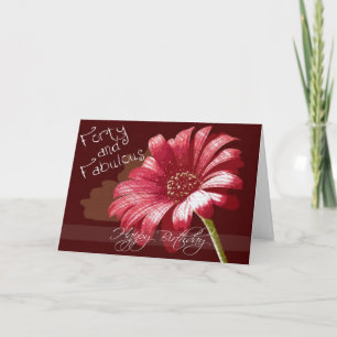 Diva'  40th Birthday Card for Baby Boomer Women