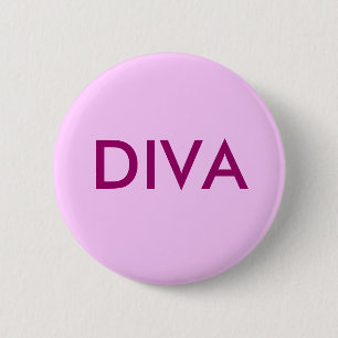 DIVA 6 CM ROUND BADGE