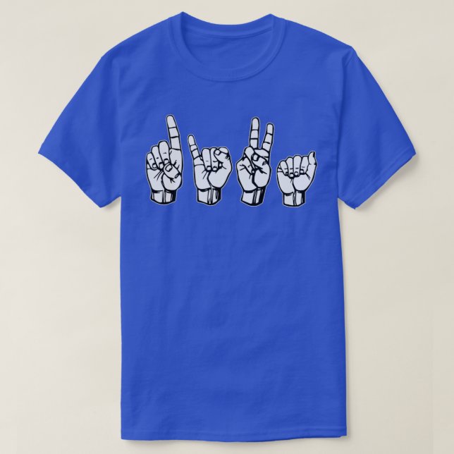 Diva American Sign Language T-Shirt (Design Front)