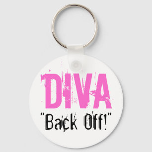 DIVA - "Back Off!" Keychain