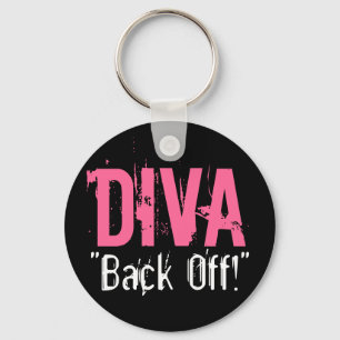 DIVA "Back Off!" keychain - Customised