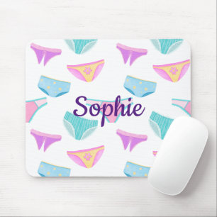 Diva Big Girl Name Panties Girly Glam Mouse Mat