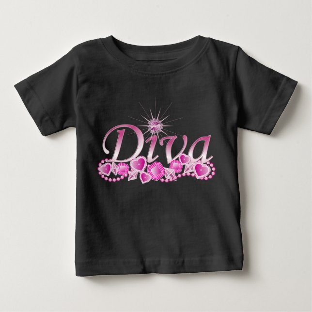 Diva Bling Baby T-Shirt (Front)
