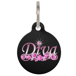 Diva Bling Pet Tag