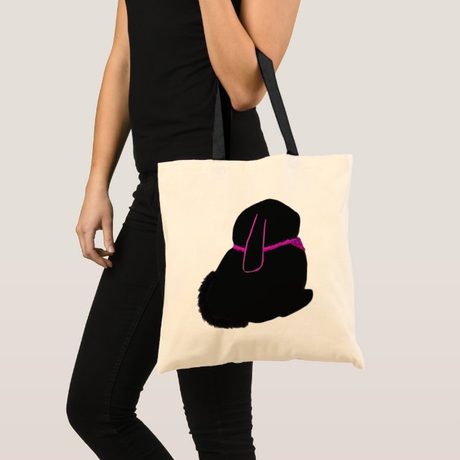 Diva bunny with sparkle tote bag (Front (Product))