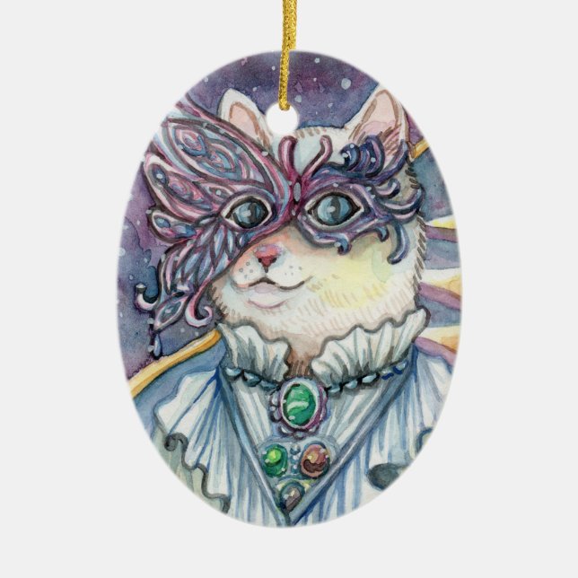Diva Ceramic Tree Decoration (Front)
