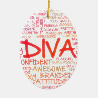 Diva Ceramic Tree Decoration
