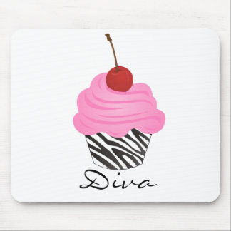 Diva Cupcake Mouse Mat