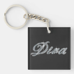 Diva "Diamond Bling"  Key Ring