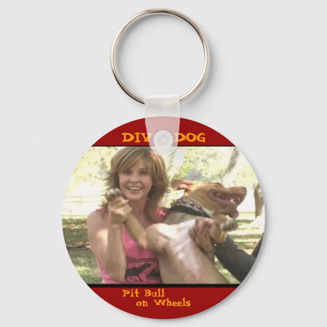 DIVA DOG Linda Blair Keychain (Front)