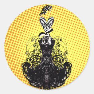 Diva Fashion Sticker - Orange