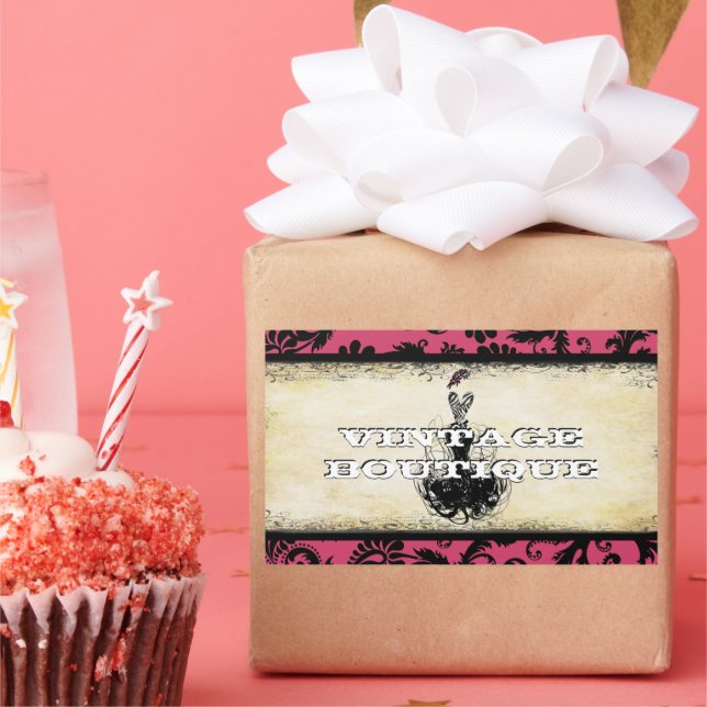 Diva Fashion Sticker Orange Retro Dots (Party)