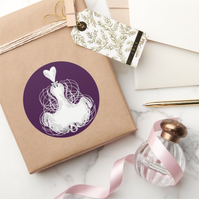 Diva Fashion Sticker White Dress (Gifting)