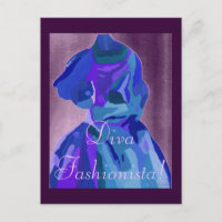 Diva Fashionista In Blue I