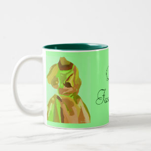 Diva Fashionista In Spring Two-Tone Coffee Mug