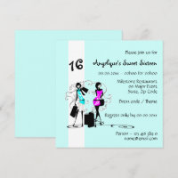 Diva girls sweet sixteen fashion model | Blue chic